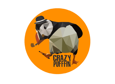 Crazy Puffin Logo