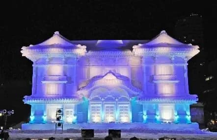 Sapporo Snow Festival ice sculptures at Odori Park during winter, TGTF 2026